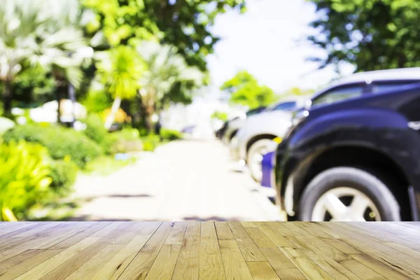 Autos beim Parken verwischen — Stockfoto