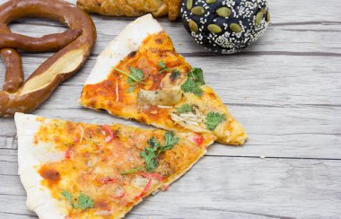 lezzetli ev yapımı pizza 