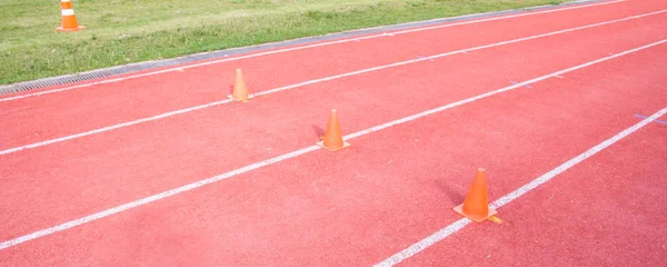 Correr estándar de goma de pista —  Fotos de Stock