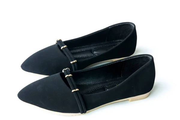 Černé boty, samostatný — Stock fotografie