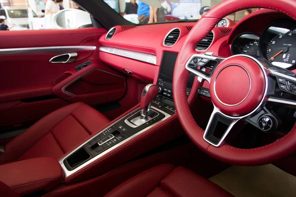 Luxe auto-interieur — Stockfoto