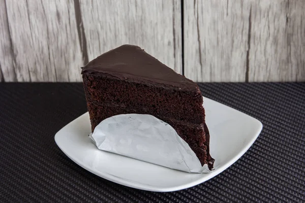 Homemade chocolate cake — Stock Photo, Image