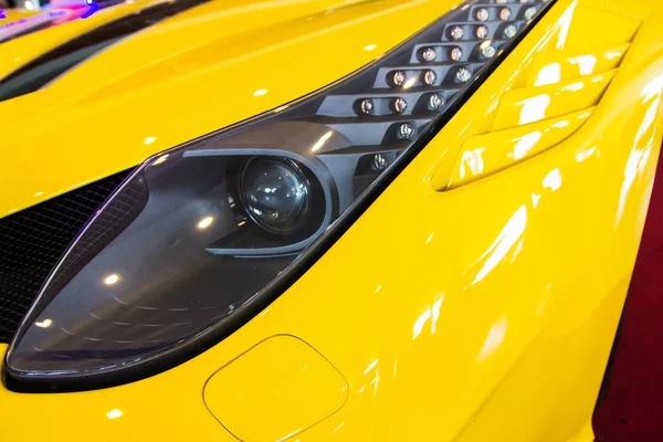 Yellow sport car — Stock Photo, Image