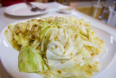 Kızarmış sebze karıştırın 