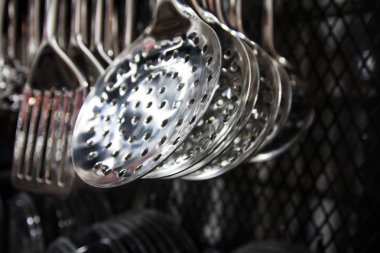 Yakın çekim mutfak aletleri