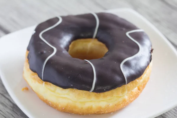 स्वादिष्ट डोनट बंद करा — स्टॉक फोटो, इमेज