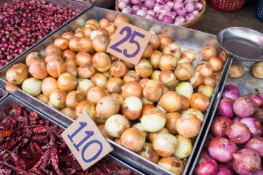 soğan içinde tepsi