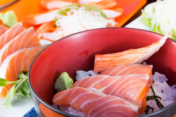 Japansk mat sashimi — Stockfoto