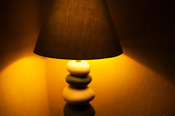 included reading lamp by the bed in bedroom