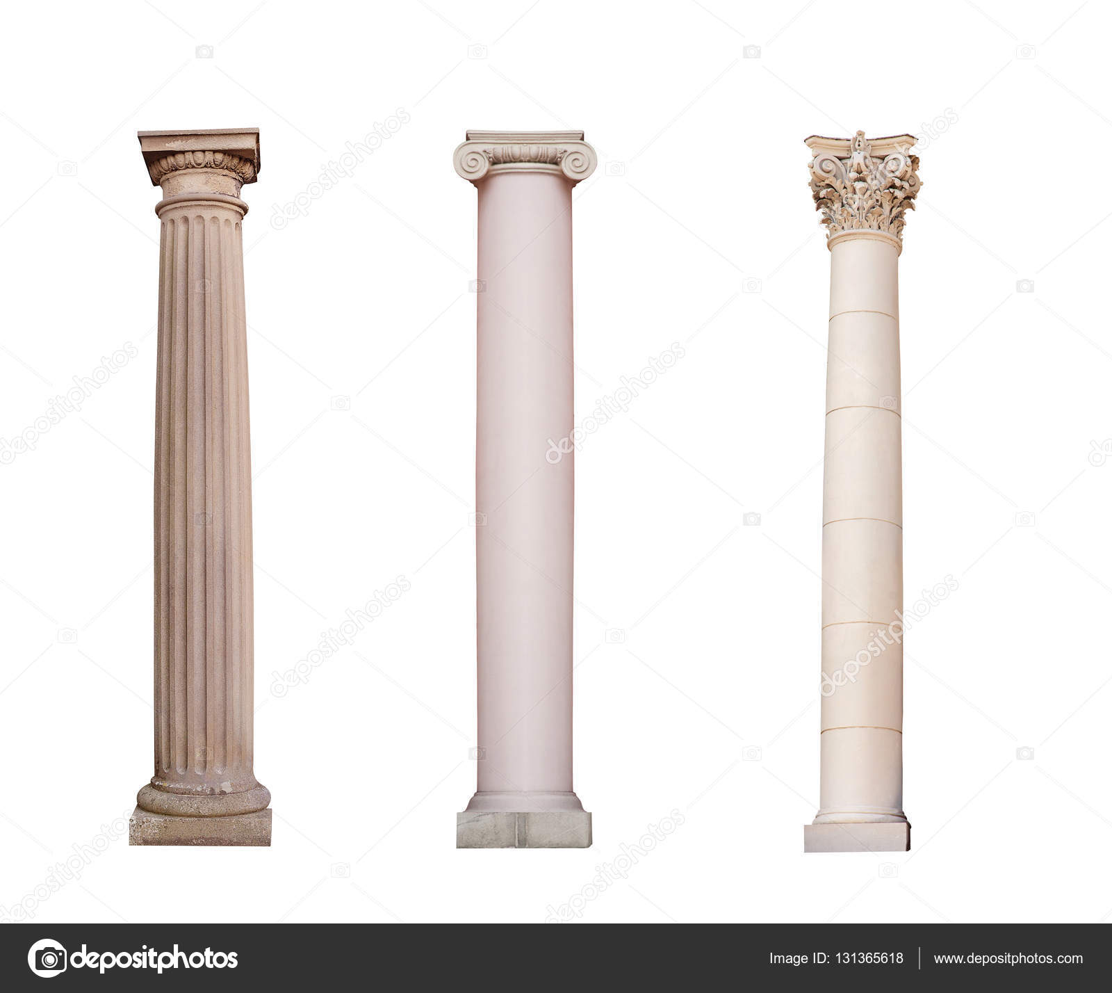 Foto columna dorica antiguas columnas de orden Jónico