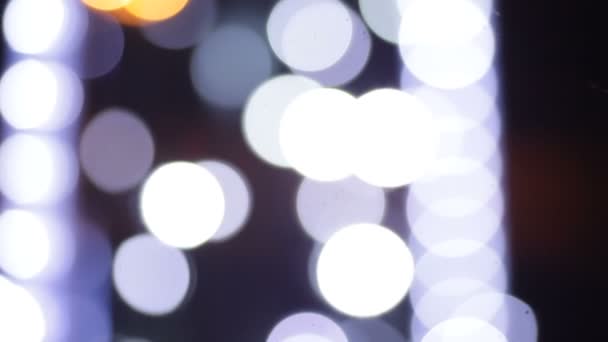 Abstract background of white lights blurry — Stock Video