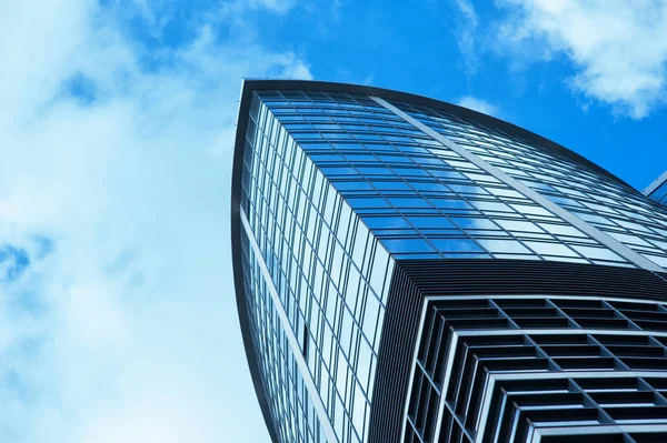 Glass office building modern skyscraper — Stock Photo, Image