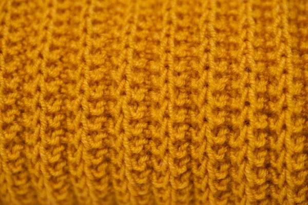 Tecido de malha textura laranja — Fotografia de Stock