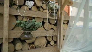 Düğün dekorasyon düğün töreni rustik tarzı için