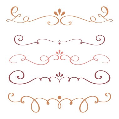 vintage dekoratif gözlemleyebileceğiniz Tasarım sanat hat güzelleşmek. vektör çizim Eps