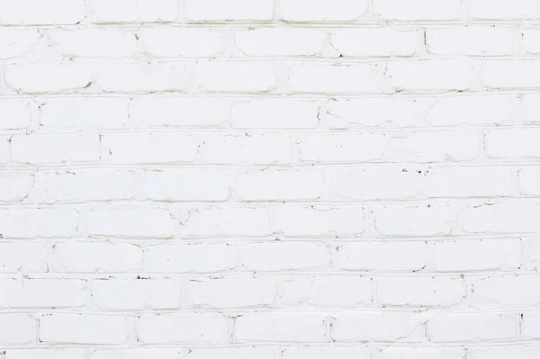 Abstract white grunge brick wall background texture — Stock Photo, Image