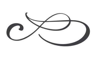 çizilmiş güzelleşmek ayırıcı hat öğeleri sembolü bağlı el, birleştirmek, tutku ve düğün. T gömlek, kartı, poster için şablon. Tasarım Sevgililer günü düz unsuru. Vektör çizim