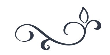 Elle çizilmiş sınır güzelleşmek ayırıcı hat tasarımcı öğeleri. Vektör düğün çizim Isolated beyaz arka plan