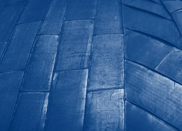 Metallisk bakgrund struktur. Klassisk blå toning trend 2020 år färg — Stockfoto