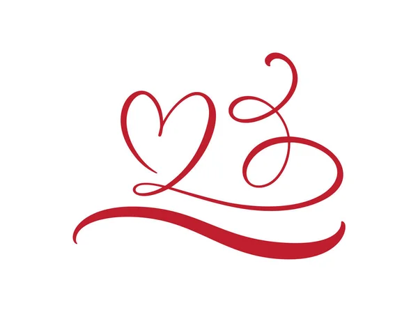 Logotipo de sinal de amor coração. Design florescer elemento para divisor de cartão Valentim. Ilustração vetorial. Infinito casamento símbolo romântico. Modelo para t-shirt, cartão, cartaz — Vetor de Stock