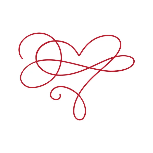 Logo Srdce lásky se znakem Nekonečno. Design vzkvétající prvek pro valentýnské karty. Vektorová ilustrace. Romantický symbol svatby. Šablona pro tričko, banner, plakát — Stockový vektor