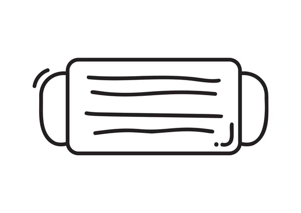 Logo Medizinische Maske Oder Chirurgische Schutzsymbol 2019 Ncov Coronavirus Bakterien — Stockvektor