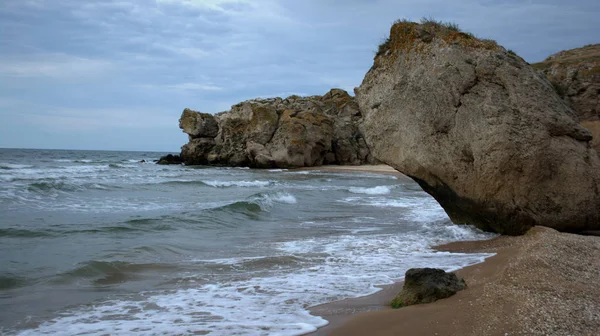 Sea bay in the Crimea. Sea landscape