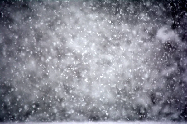 Прекрасный Зимний Снег Снежинки Летают Зимний Фон Текстура — стоковое фото