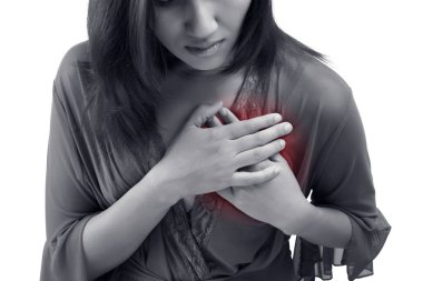 Heart attack symptom clipart
