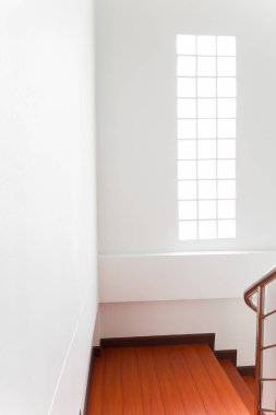 Boş ev iç beyaz arka plan