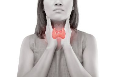 Sore throat of a people clipart