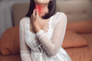 Boğaz ağrısı, Asya yanlış dün gece yattım