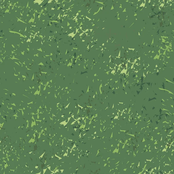 Patrón inconsútil de verano brillante de hierba verde o musgo — Vector de stock