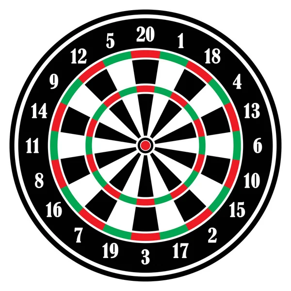 Darts Társasjátékok Minta Tervez Ábra — Stock Vector