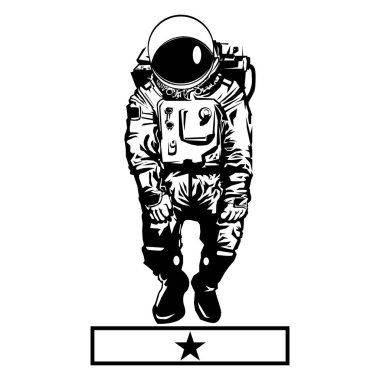 Uzayda Astronot Siyah