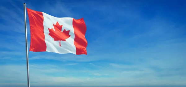 1.加拿大国旗 — 图库照片