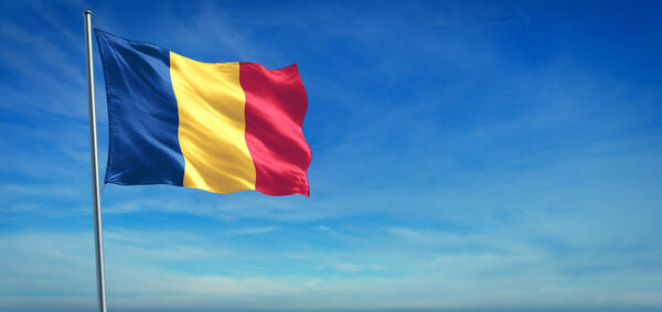 The National flag of Chad