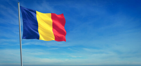 The National flag of Romania