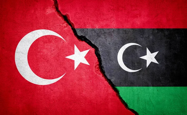 Türkiye ve Libya çatışması. Görüntü.