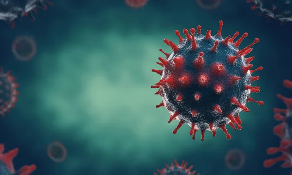 Microscopic View Novel Coronavirus 2019 Ncov Flu Або Sars Virus — стокове фото