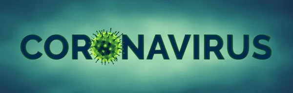 Текст Коронавируса Микроскопическим Представлением Novel Coronavirus 2019 Ncov Фабрегас — стоковое фото