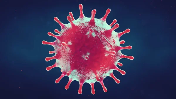 Corona Virus Covid Illustratie Microbiologie Virologie Concept Ontwerp — Stockfoto