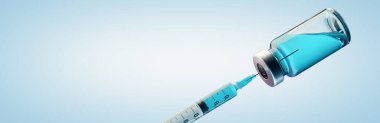 Coronavirus Covid-19 SARS-CoV-2 aşısı ile aşı konsepti.