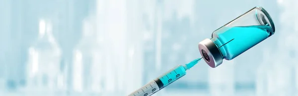 コロナウイルスCovid Sars Cov 2ワクチンによるワクチンのコンセプトイメージ — ストック写真