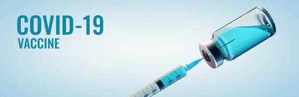 Vaccinationskonceptbild Med Coronavirus Covid Sars Cov Vaccin — Stockfoto