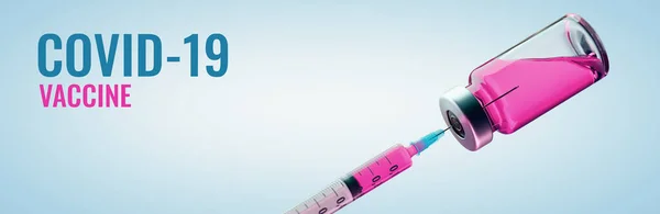 Coronavirus Covid-19 SARS-CoV-2 aşısı ile aşı konsepti.