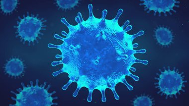 Coronavirus Covid-19 virüsü - Mikrobiyoloji ve Viroloji kavramı