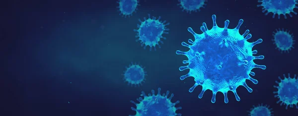 코로나 바이러스 Covid Virus Microbiology Virology Concept Image — 스톡 사진