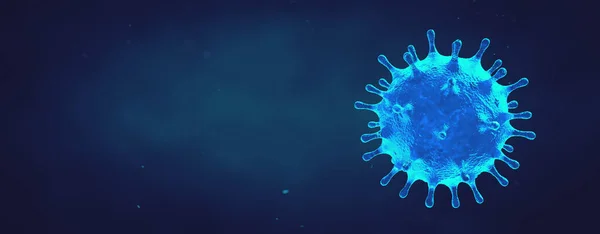 코로나 바이러스 Covid Virus Microbiology Virology Concept Image — 스톡 사진