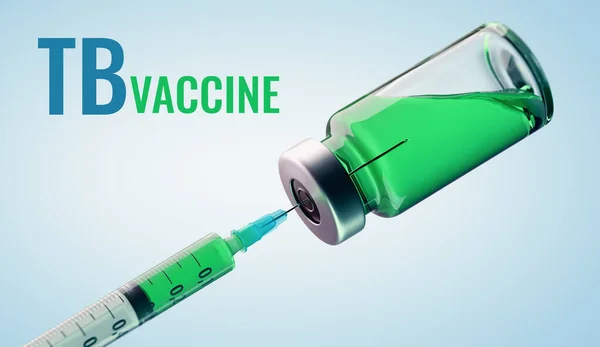 結核ワクチンによるワクチンのコンセプトイメージ コロナウイルスCovid Sasr Cov 2コンセプト — ストック写真